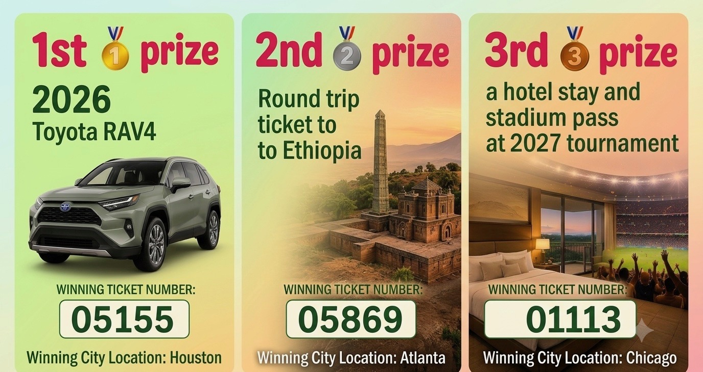 2026 ESFNA raffle winning ticket numbers and prizes